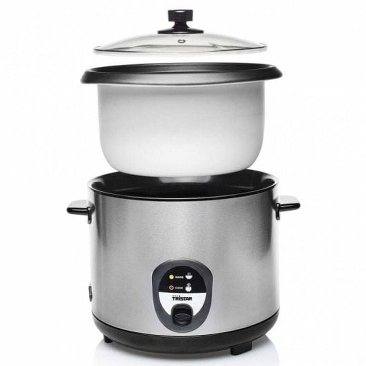 Rice Cooker Tristar RK-6129 Arrocera 900 W Silver Stainless steel - CA International   #