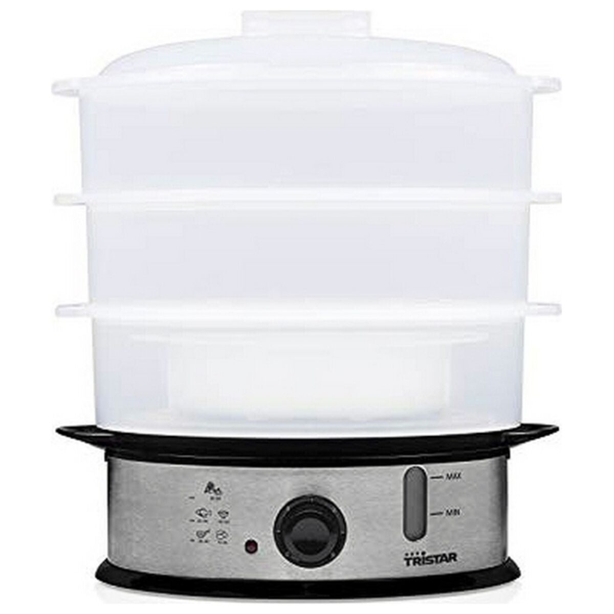 Electric Steam Cooker Tristar VS-3914 12 L 1200W White Plastic 1200 W - CA International   #