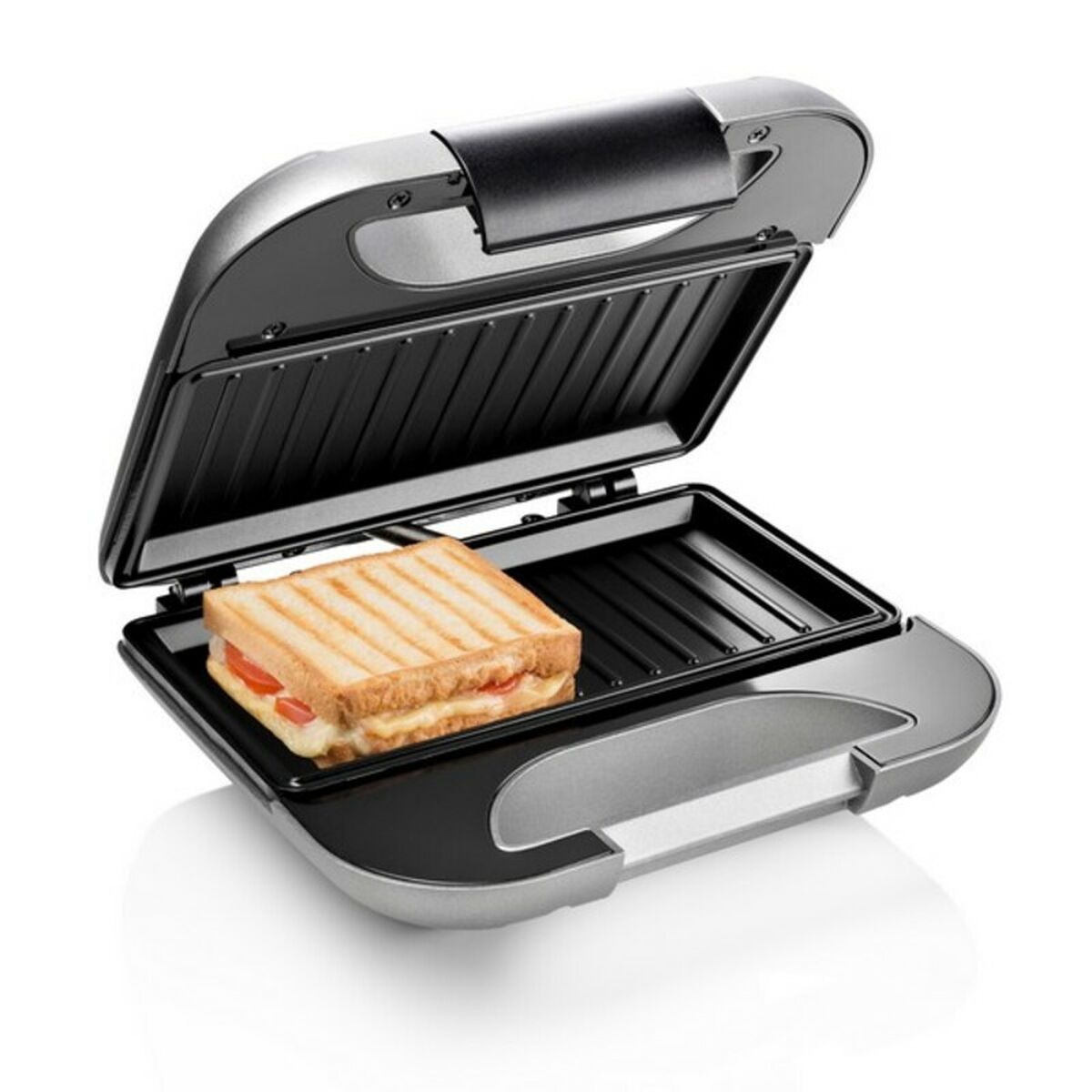 Sandwichtoaster Princess Schwarz Grau 750 W - CA International  