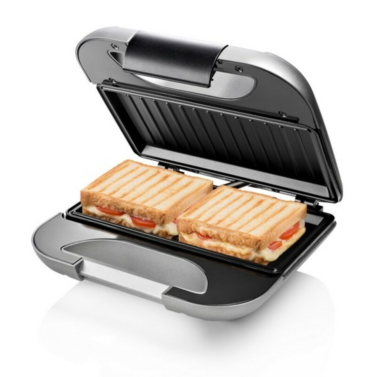 Sandwichtoaster Princess Schwarz Grau 750 W - CA International  