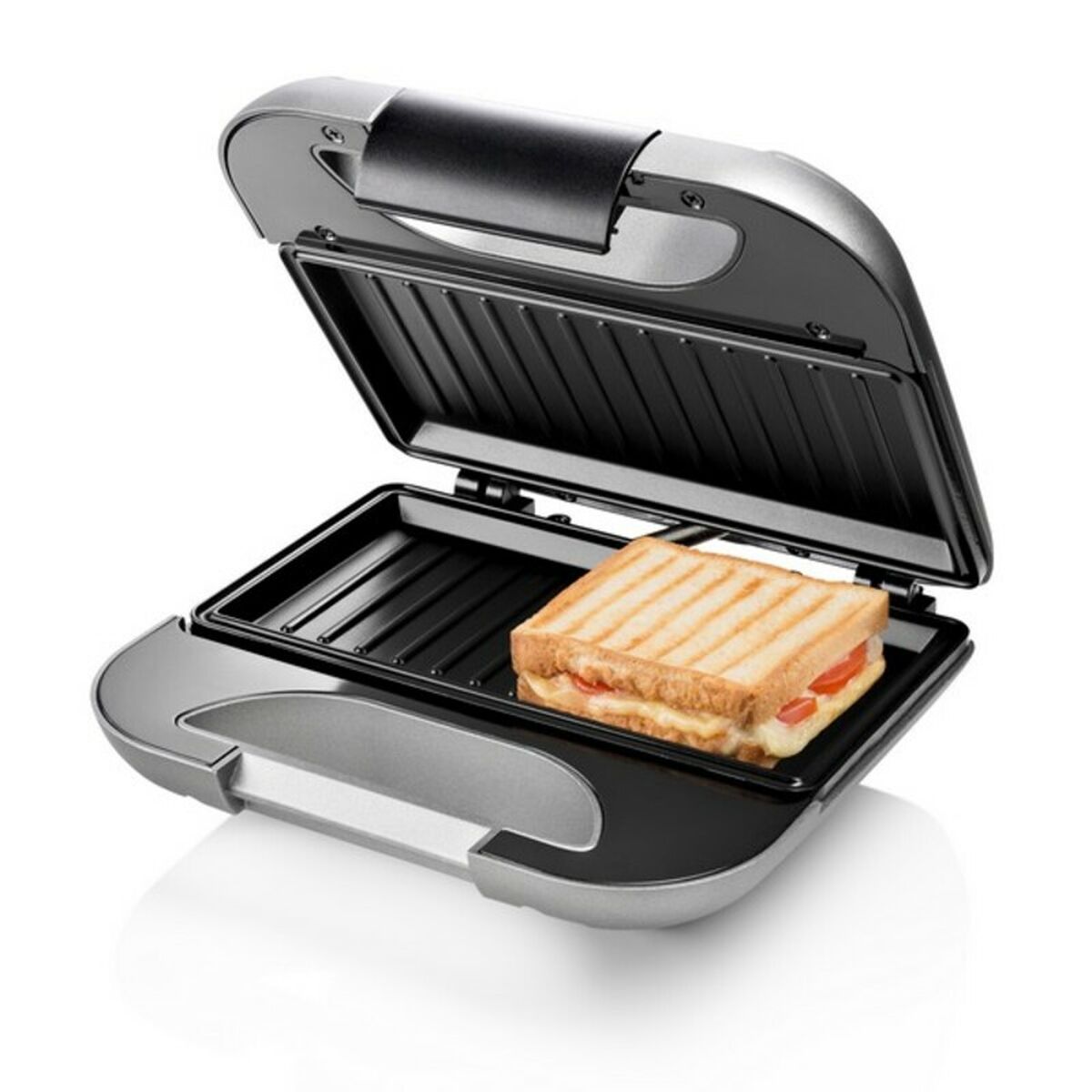 Sandwichtoaster Princess Schwarz Grau 750 W - CA International  