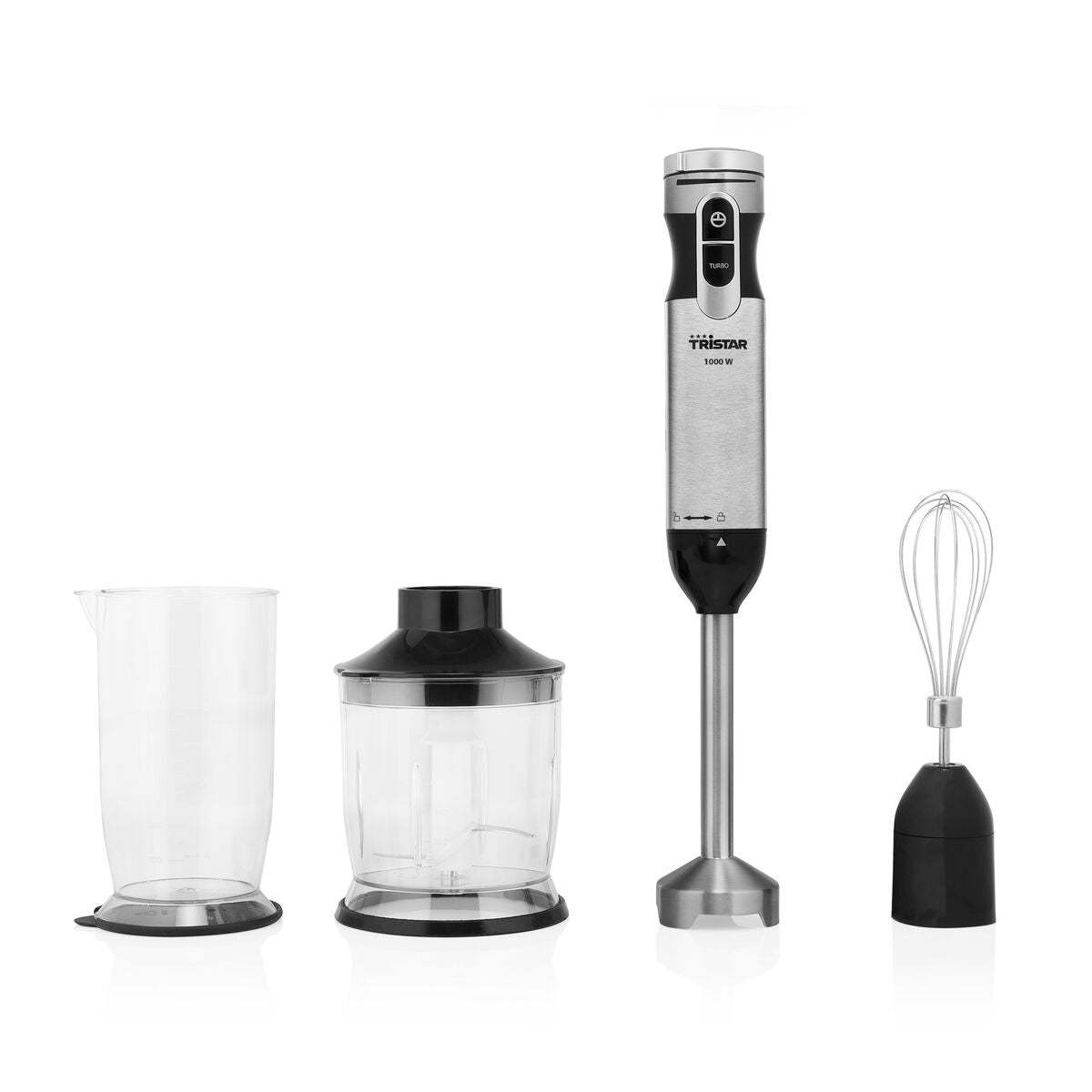 Hand-held Blender Tristar MX4829 Black Silver 1000 W - CA International   #