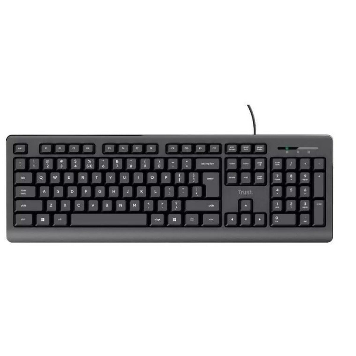 Keyboard Trust 24639 Black English EEUU QWERTY - CA International   #