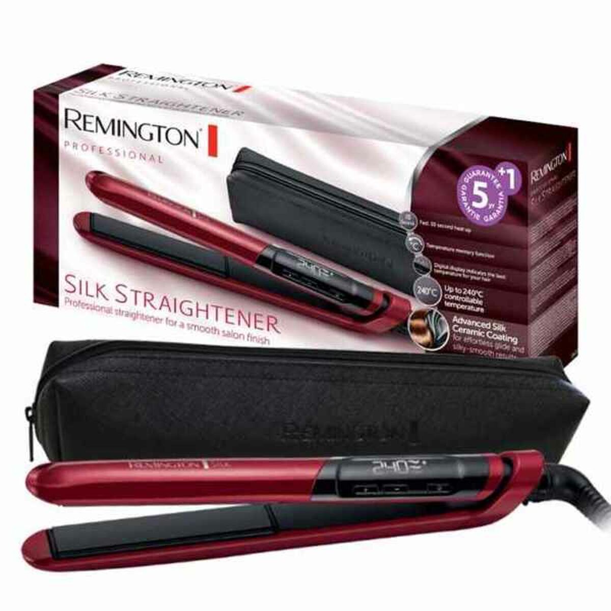 Glätteeisen Remington S9600 Schwarz Rot Bunt - CA International 