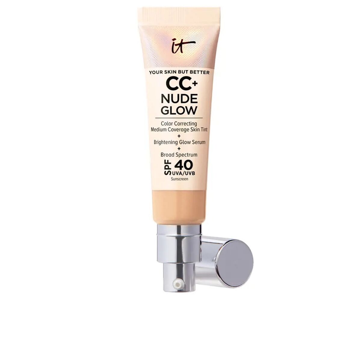 Cremige Make-up Grundierung It Cosmetics CC+ Nude Glow Medium Spf 40 32 ml - CA International 