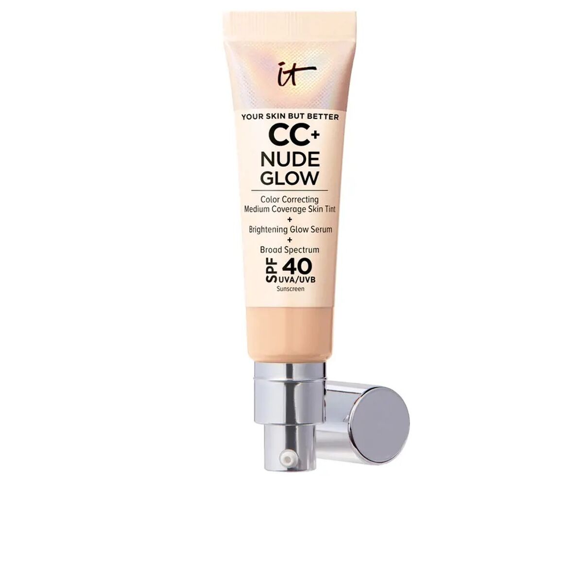 Cremige Make-up Grundierung It Cosmetics CC+ Nude Glow Light Medium Spf 40 32 ml - CA International 