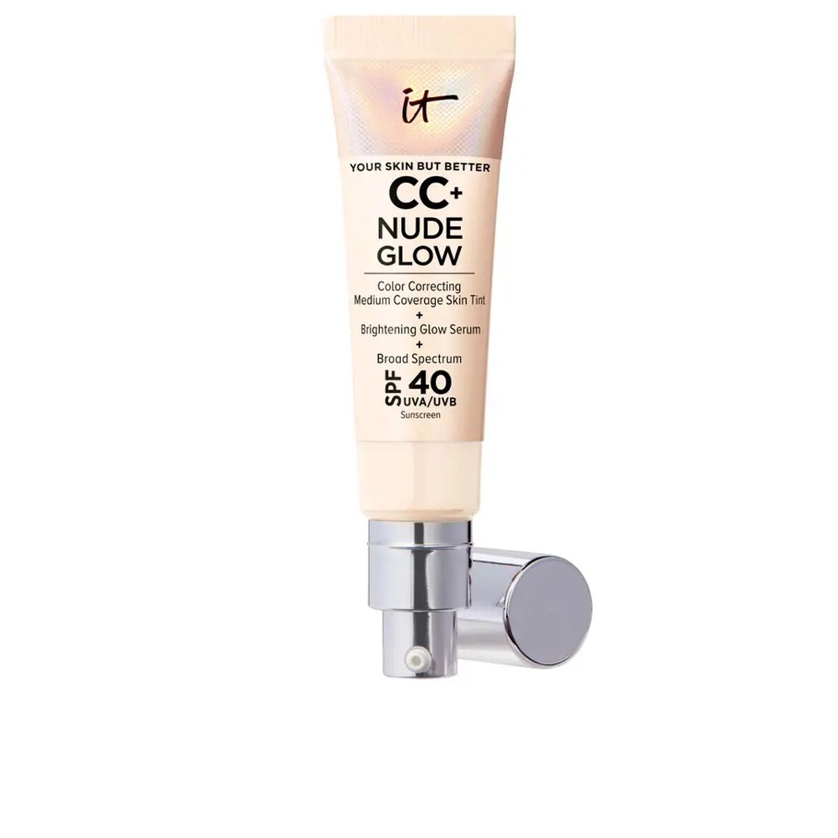 Crème Make-up Base It Cosmetics CC+ Nude Glow Fair Ivory Spf 40 32 ml - CA International   #