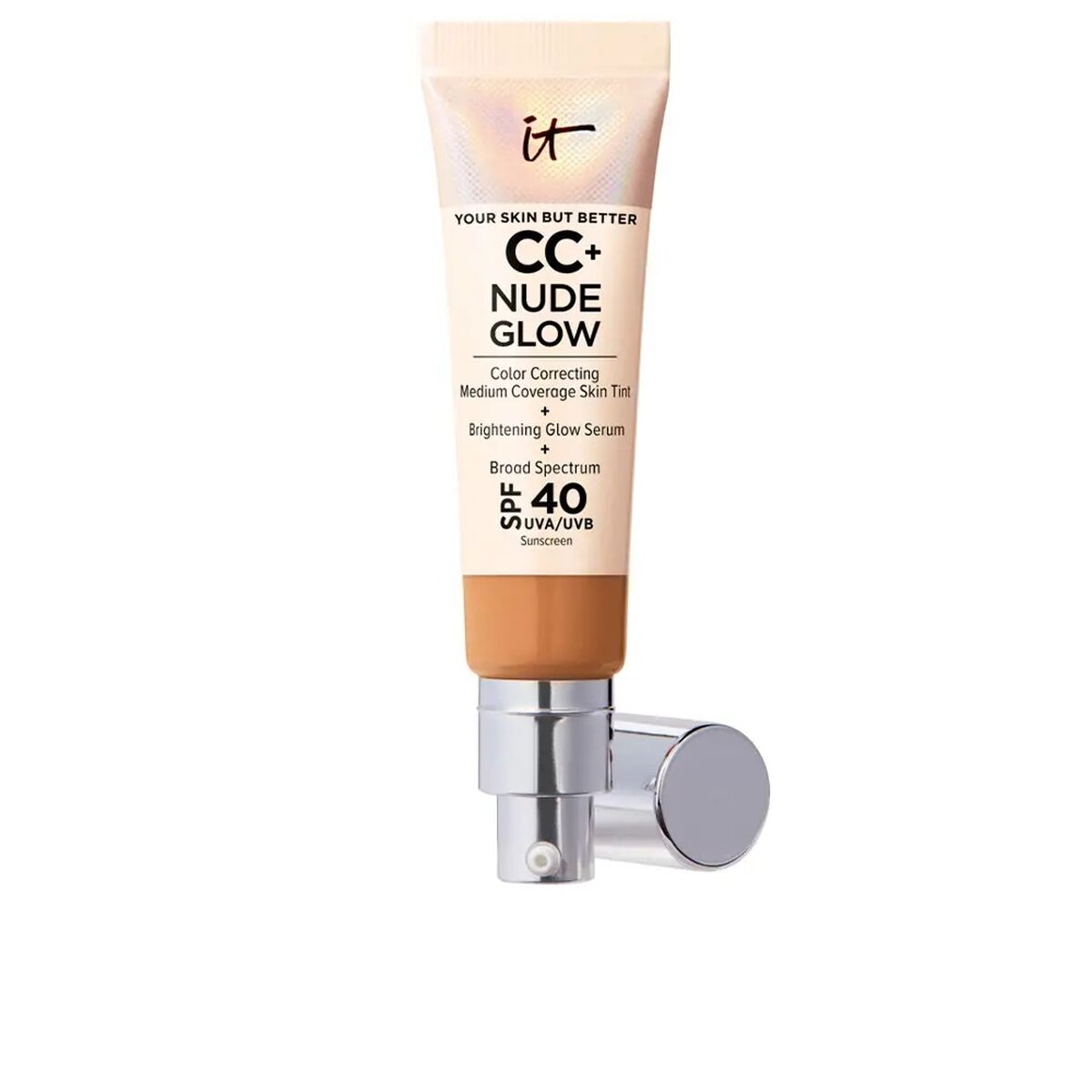 Cremige Make-up Grundierung It Cosmetics CC+ Nude Glow Tan Spf 40 32 ml - CA International 