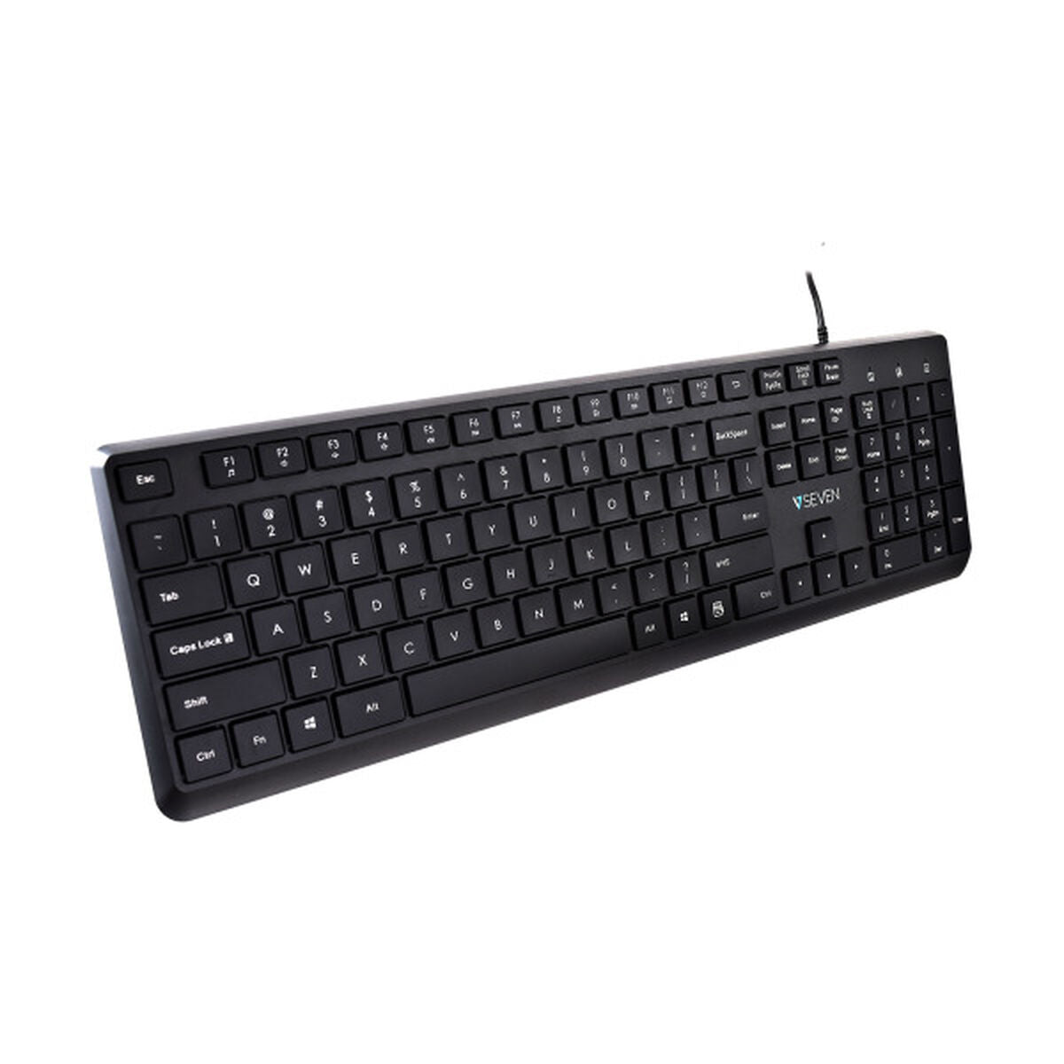 Keyboard and Mouse V7 KU350US Black Qwerty US - CA International   #