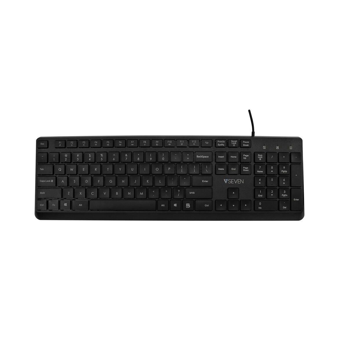 Keyboard and Mouse V7 KU350US Black Qwerty US - CA International   #