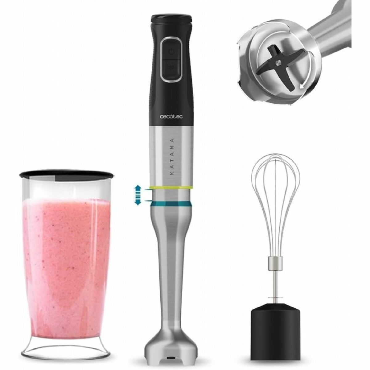 Hand-held Blender Cecotec Katana 12 Cream B Black - CA International   #