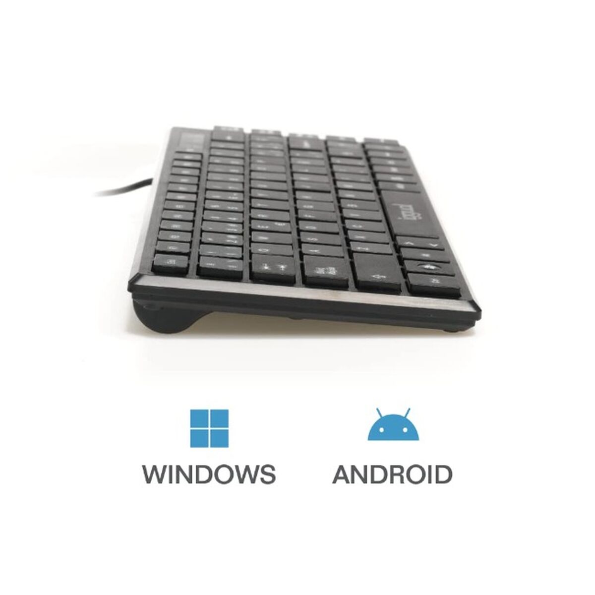 Tastatur iggual Slim TKL-USB Schwarz - CA International  