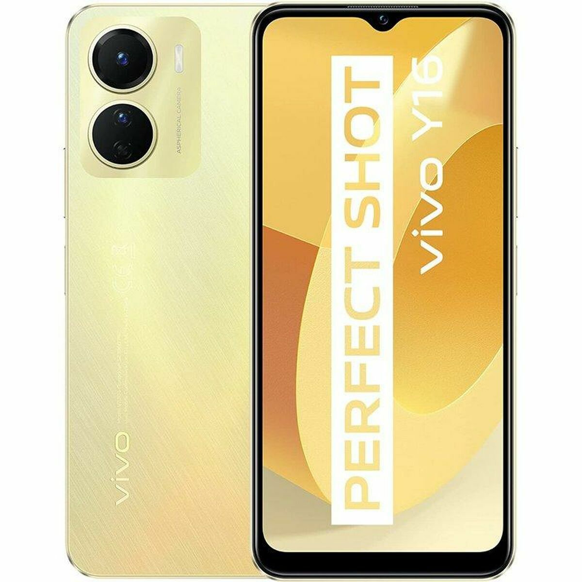 Smartphone Vivo Y16 6,35" Gold 128 GB 4 GB RAM - CA International 
