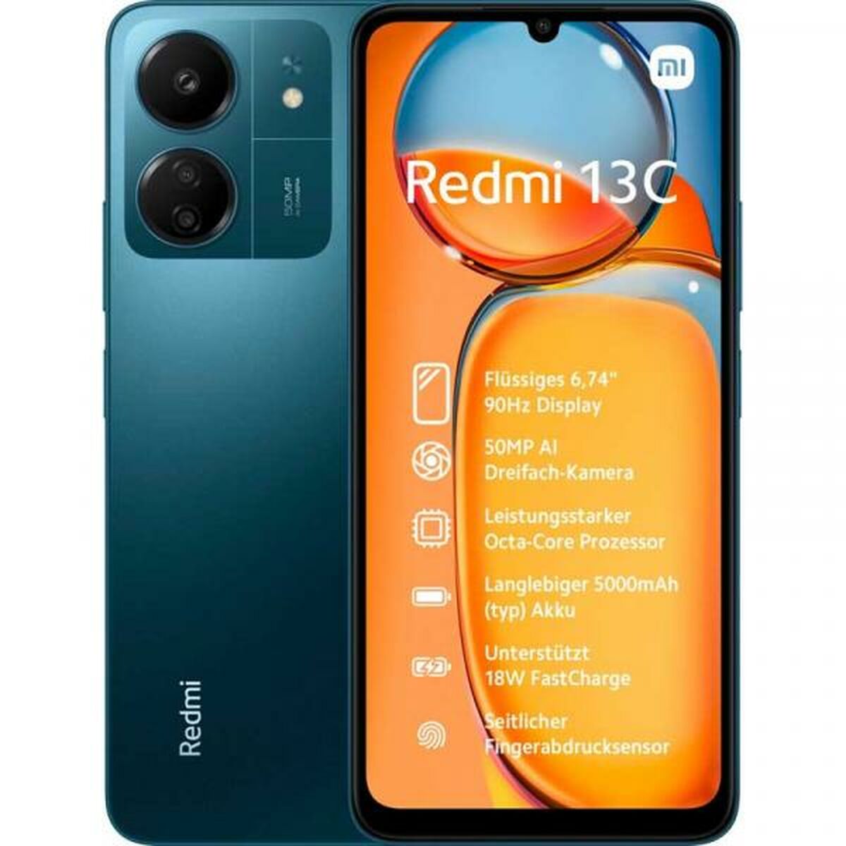 Smartphone Xiaomi Redmi 13 C 6,74" 8 GB RAM 256 GB Blau - CA International 