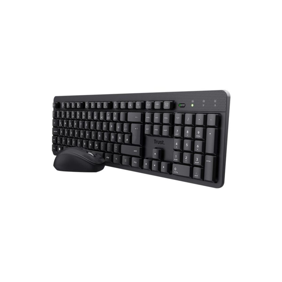 Keyboard and Mouse Trust 25356 Black Spanish Qwerty - CA International  