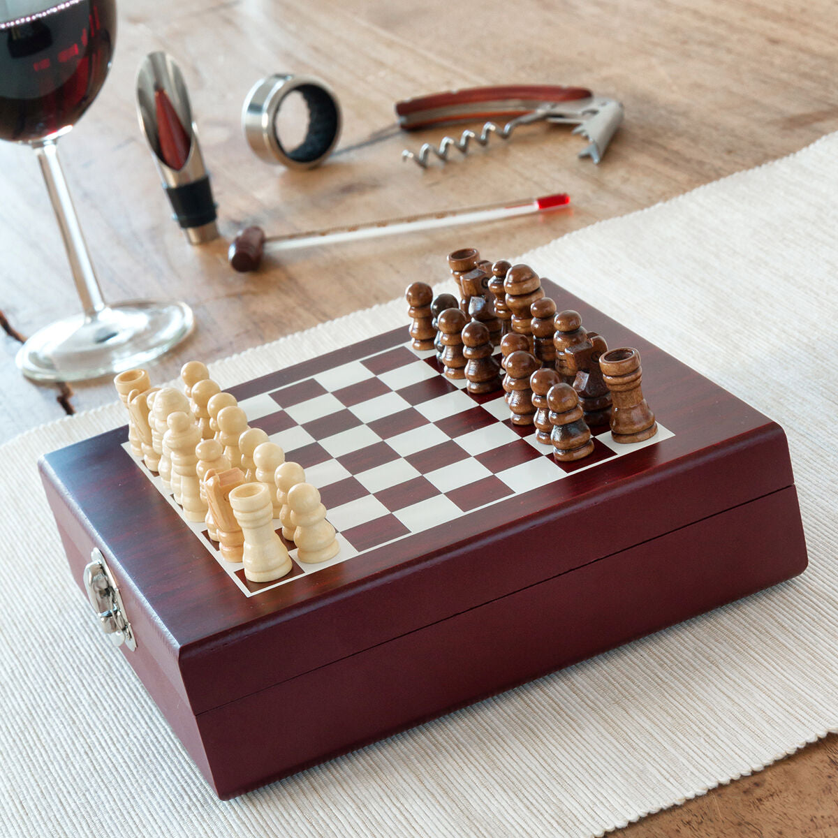 Chess Wine Set InnovaGoods 37 Pieces - CA International   #