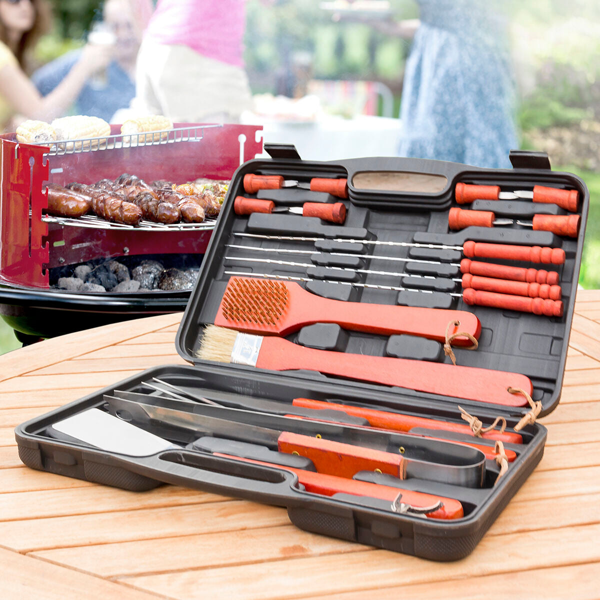 Barbecue Case Barbecase InnovaGoods 18 Pieces - CA International   #