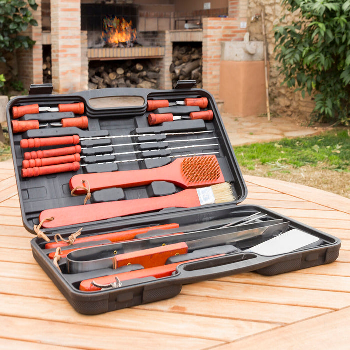 Barbecue Case Barbecase InnovaGoods 18 Pieces CA INTERNATIONAL