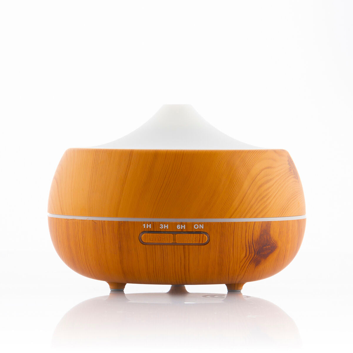 Luftbefeuchter Aroma Diffusor Multicolor-LED Wooden-Effect InnovaGoods - CA International  