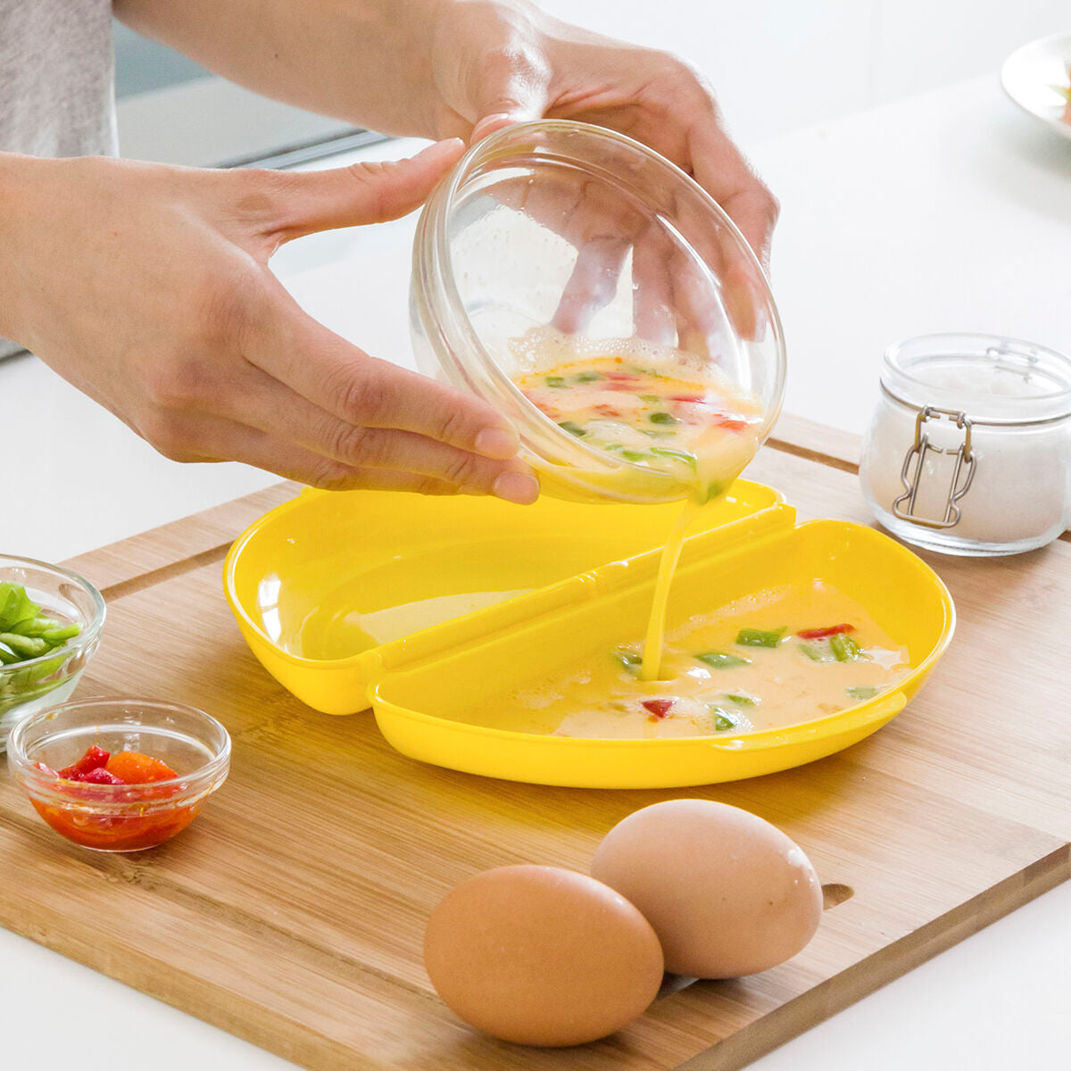 Omelette Maker und Eierkocher für die Mikrowelle InnovaGoods - CA International 