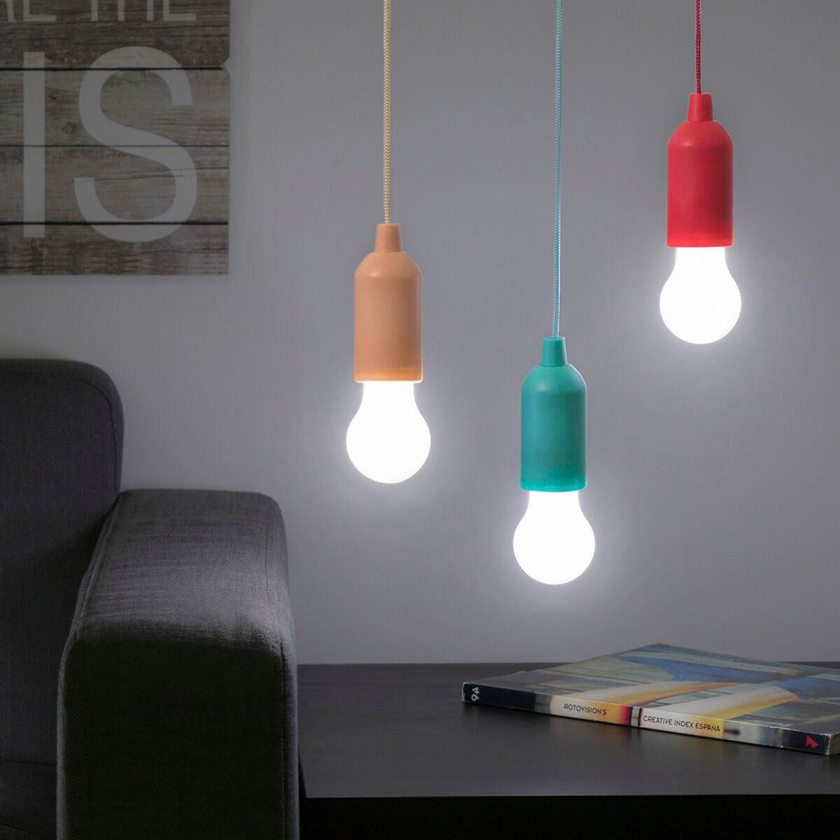 Tragbare LED Glühbirne mit Schnur Bulby InnovaGoods - CA International 