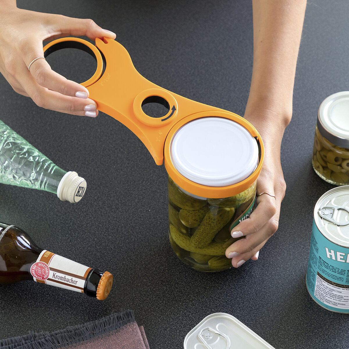 5-in-1 Multi-Purpose Jar Opener InnovaGoods - CA International   #