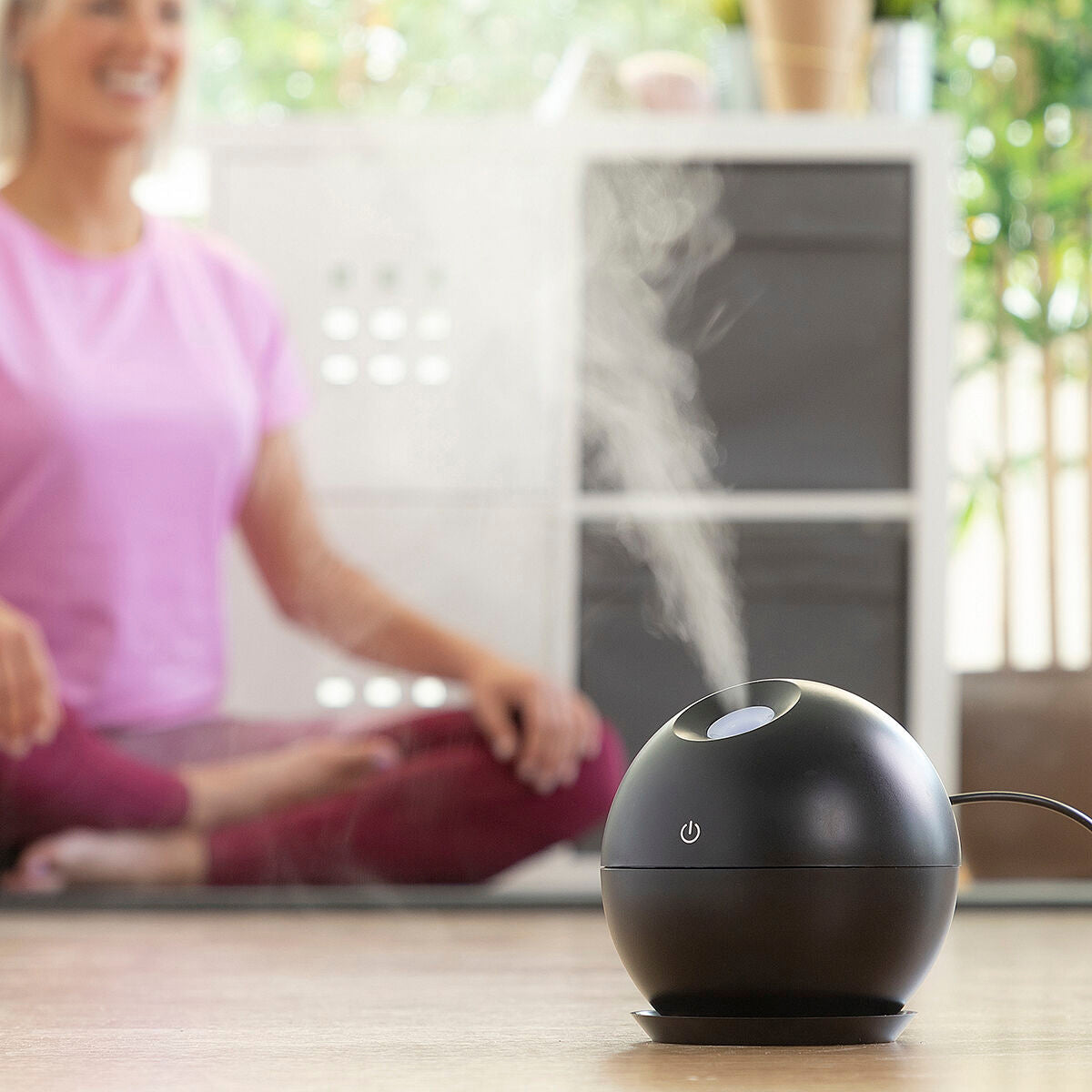 Mini Humidifier Scent Diffuser Black InnovaGoods - CA International   #