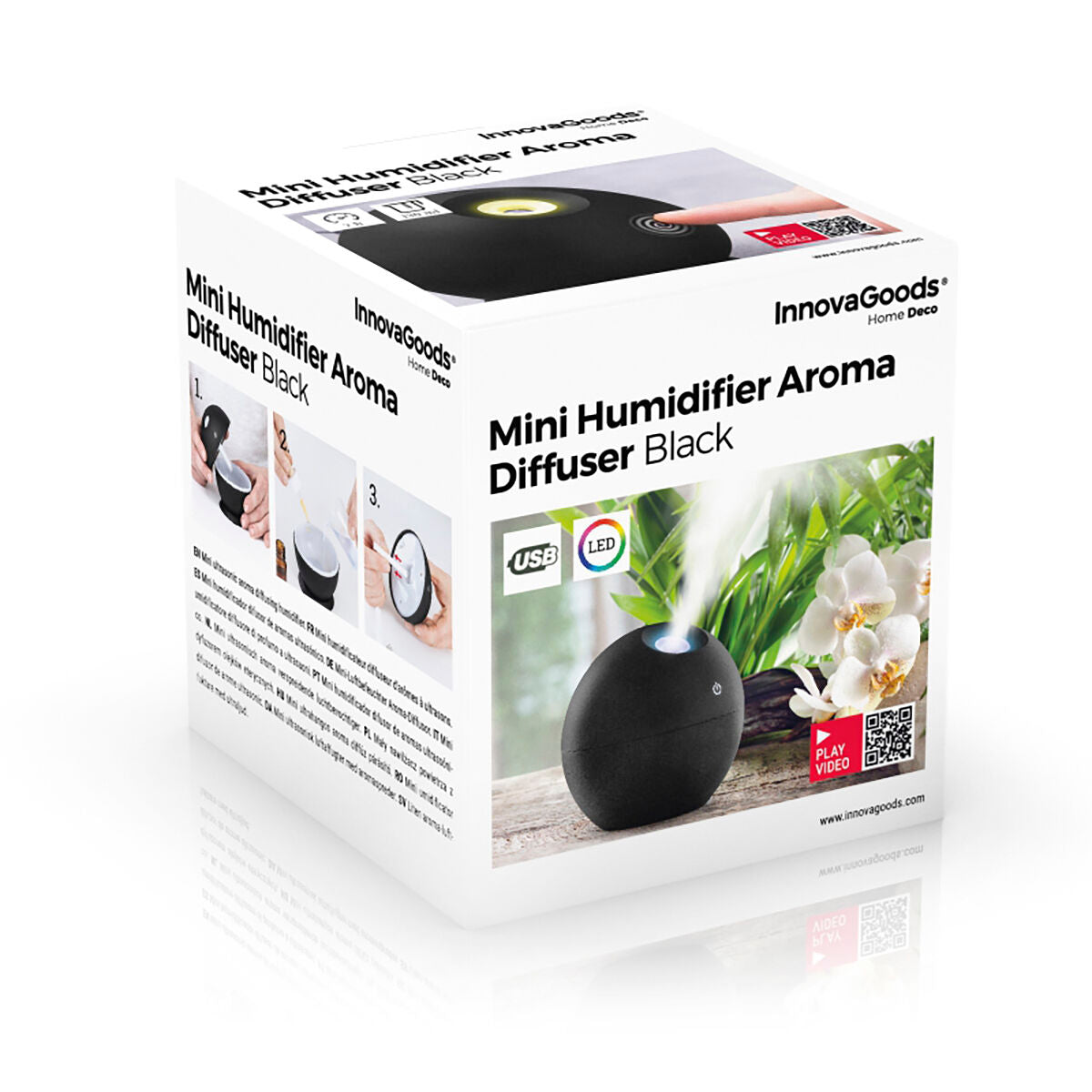 Mini-Humidor Aroma-Diffusor Black InnovaGoods - CA International  