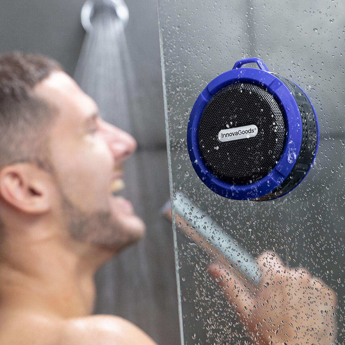 Waterproof Portable Wireless Speaker DropSound InnovaGoods - CA International   #