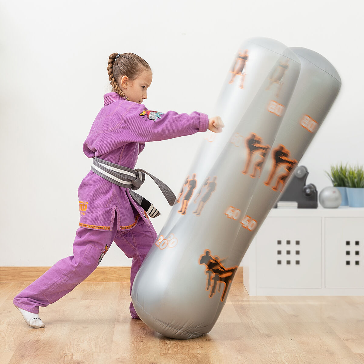 Children's Inflatable Boxing Punchbag with Stand InnovaGoods - CA International   #