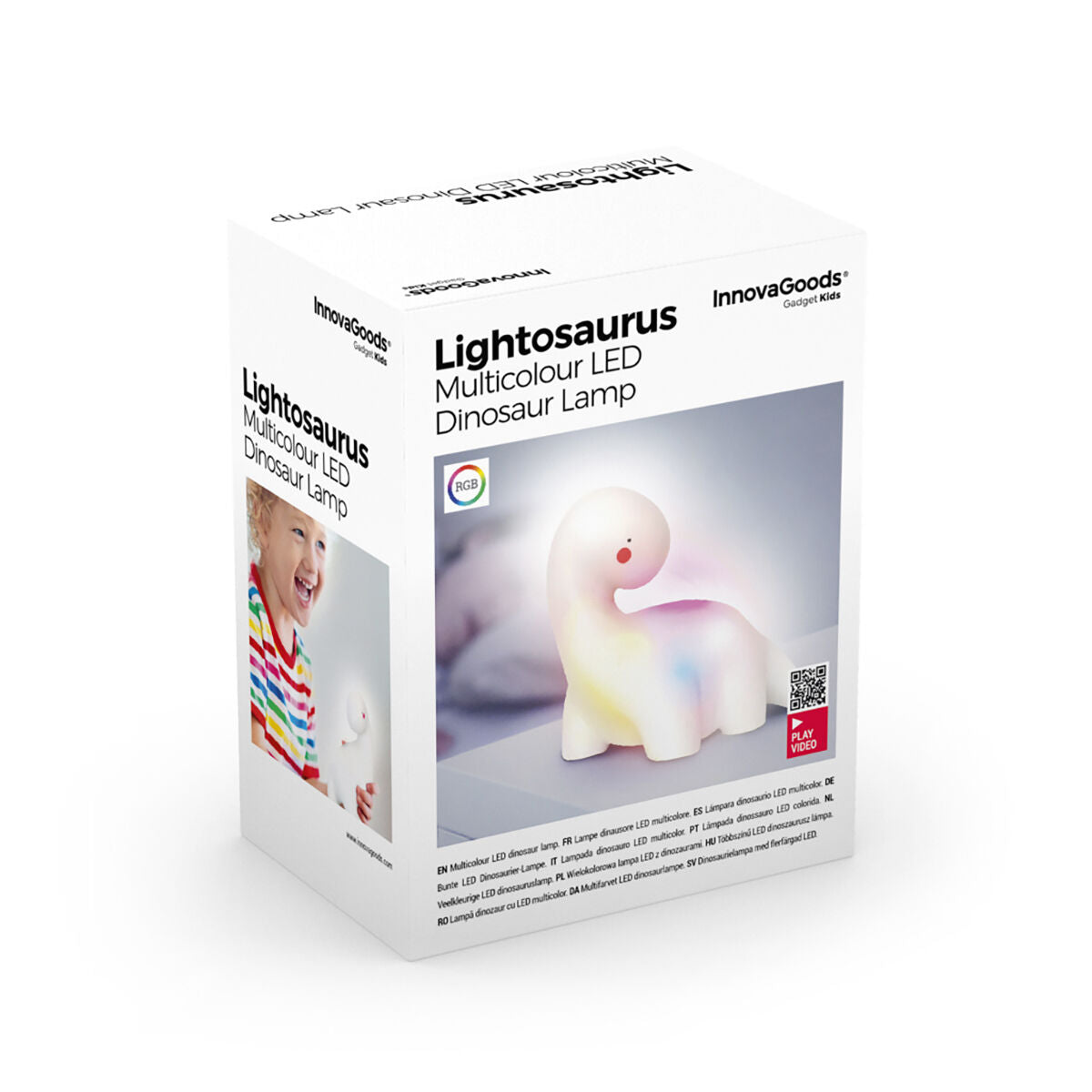 LED-Dinosaurierlampe, vielfarbig Lightosaurus InnovaGoods - CA International  