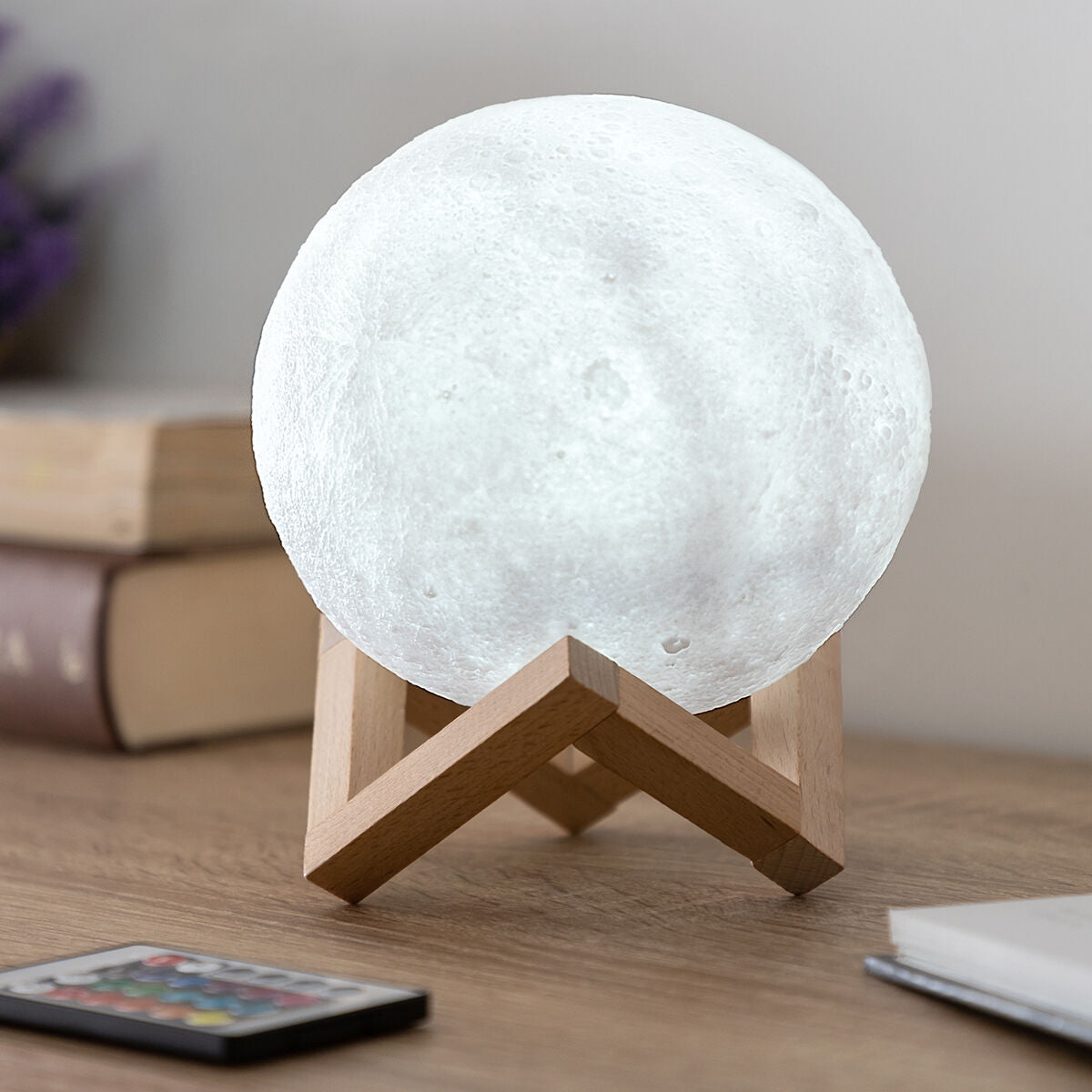 Rechargeable LED Moon Lamp Moondy InnovaGoods-CA International