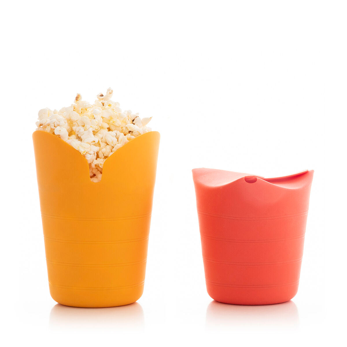 Popcorn-Bereiter, faltbar, Silikon Popbox InnovaGoods (2Er pack) - CA International 
