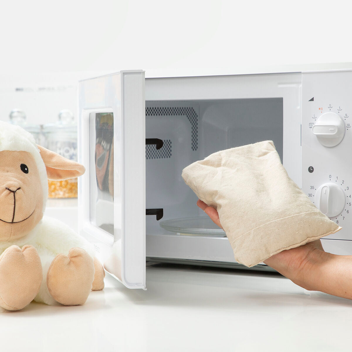 Sheep Soft Toy with Warming and Cooling Effect Wooly InnovaGoods - CA International   #