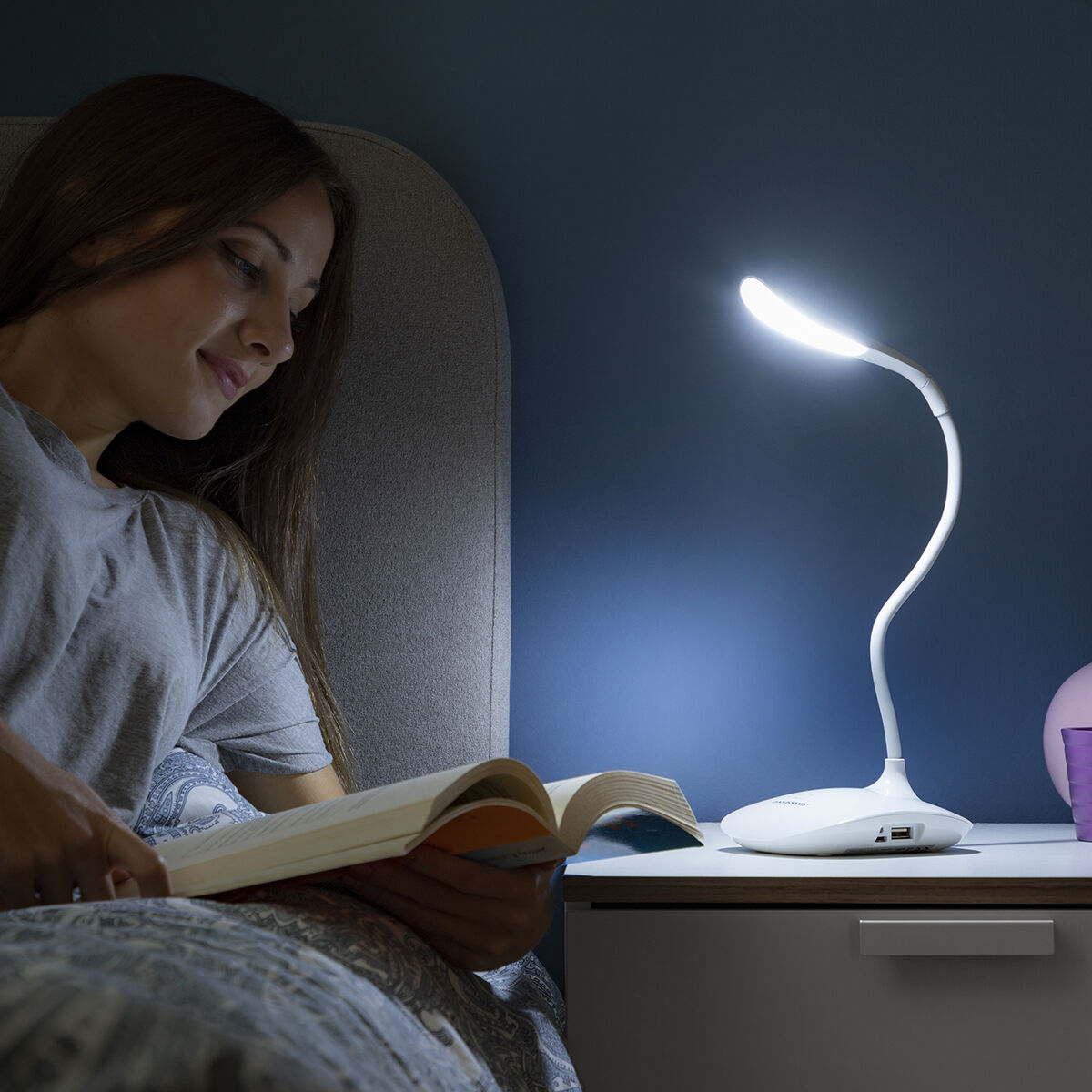 Wiederaufladbare Touch-LED-Tischlampe Lum2Go InnovaGoods - CA International  