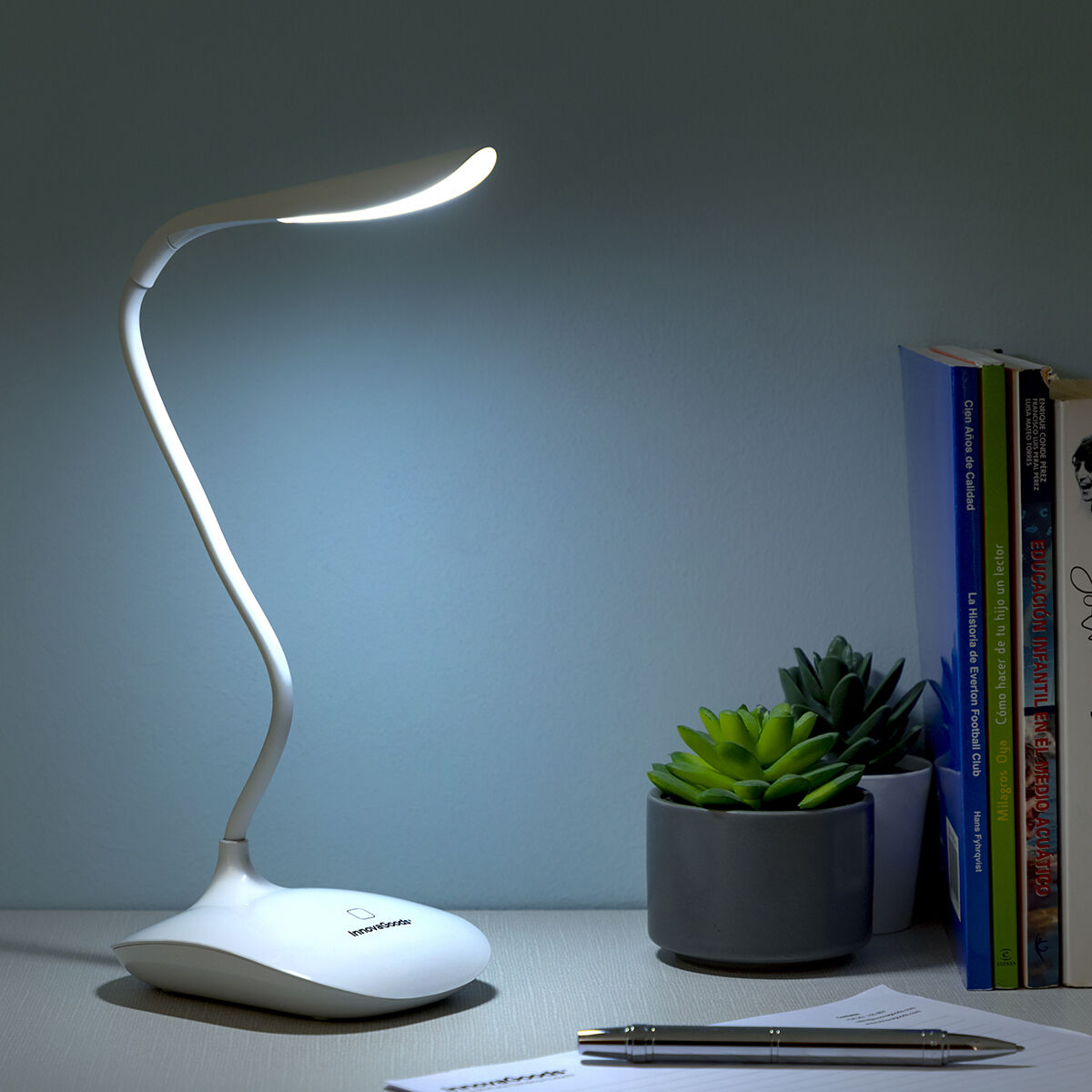 Wiederaufladbare Touch-LED-Tischlampe Lum2Go InnovaGoods - CA International  