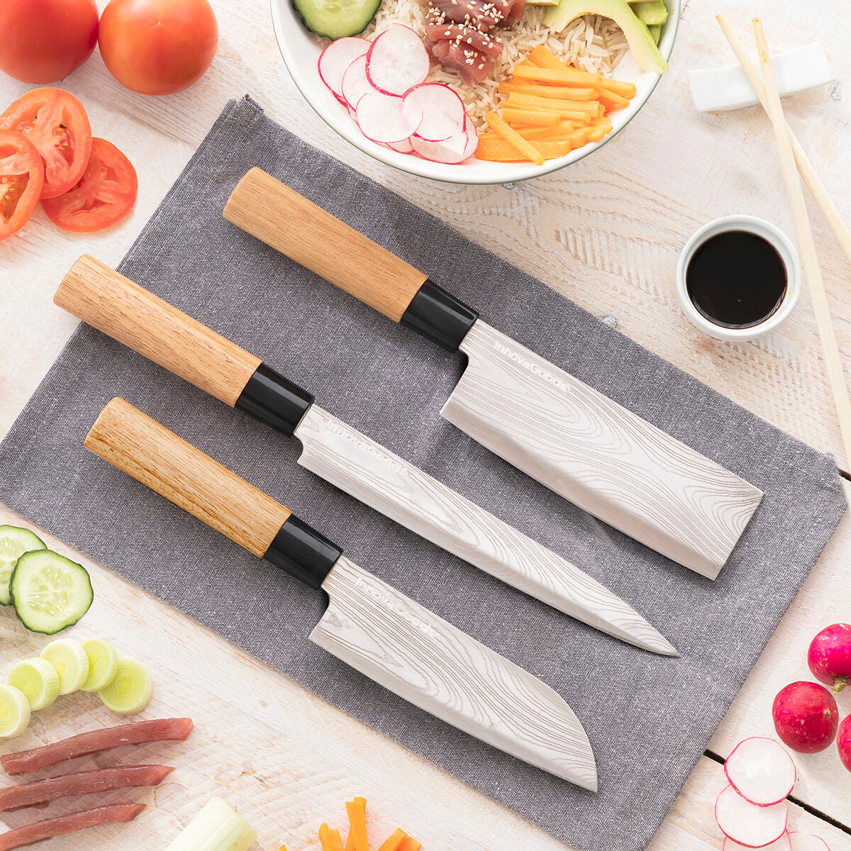 Set of Knives with Professional Carry Case Damas·Q InnovaGoods - CA International   #