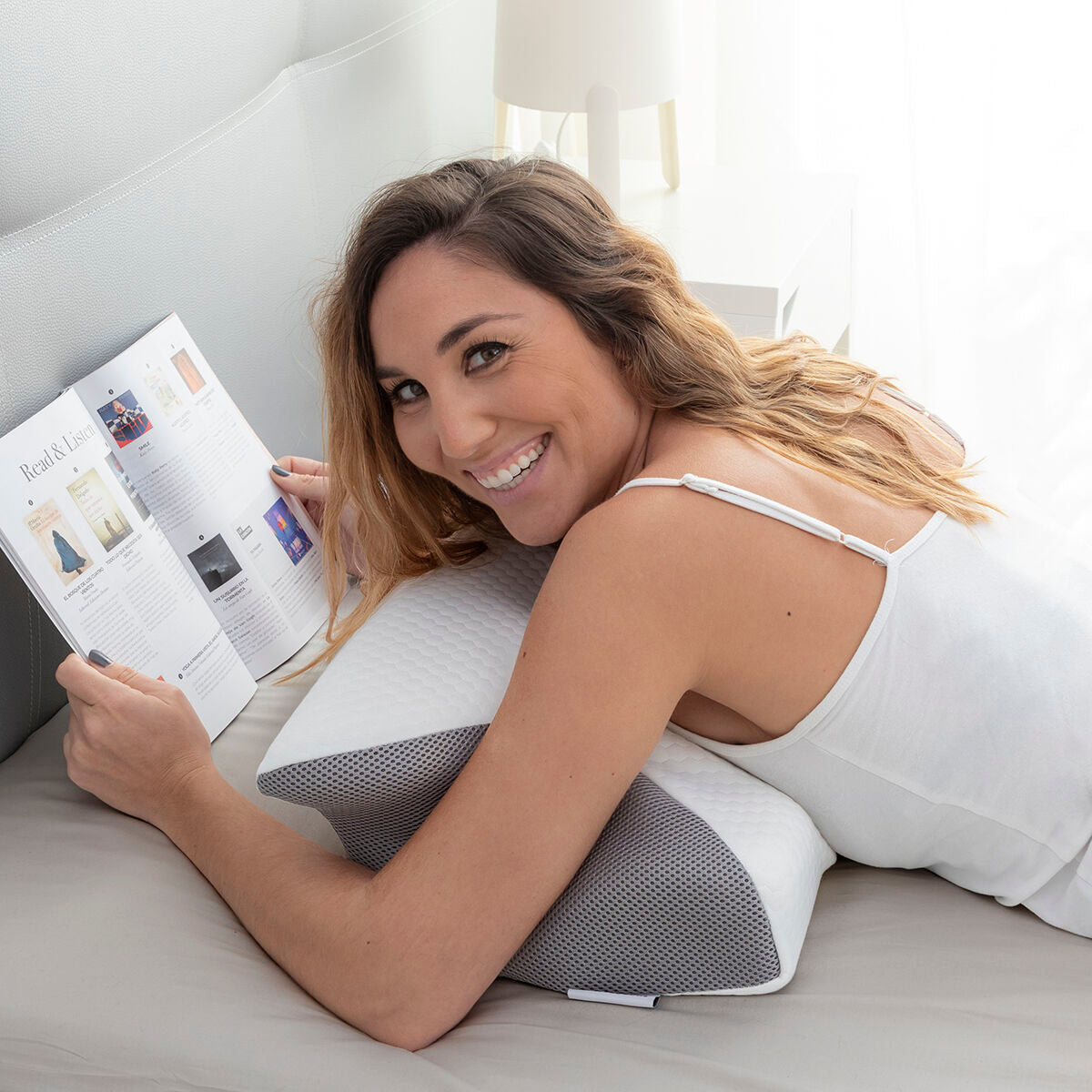 Nacken-Kissen, viskoelastisch, ergonomisch geformt Conforti InnovaGoods - CA International  