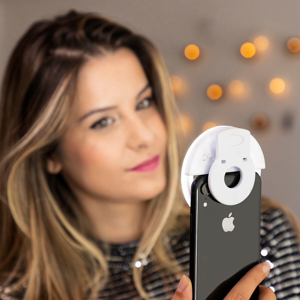 Rechargeable Selfie Ring Light Instahoop InnovaGoods - CA International   #