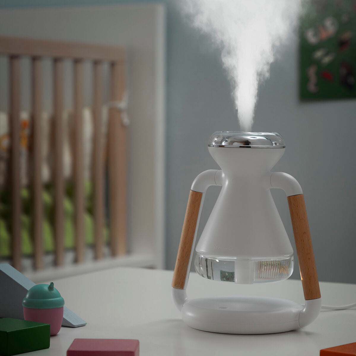 Luftbefeuchter, Aroma Diffuser und kabelloses Ladegerät, 3-in-1 Misvolt InnovaGoods - CA International  