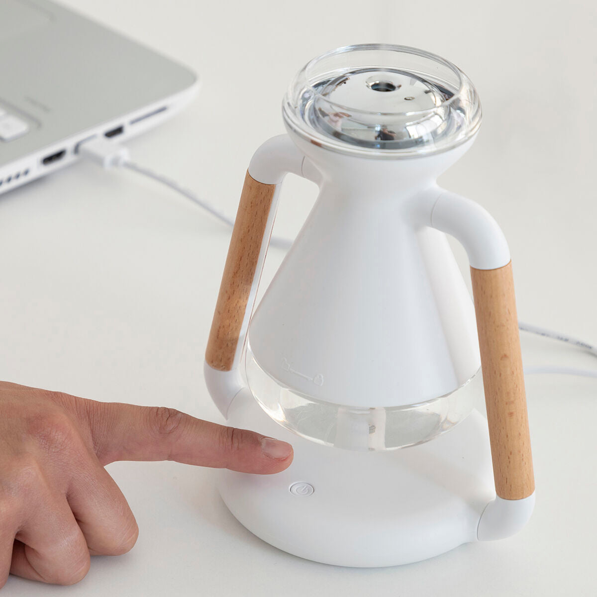 Luftbefeuchter, Aroma Diffuser und kabelloses Ladegerät, 3-in-1 Misvolt InnovaGoods - CA International  