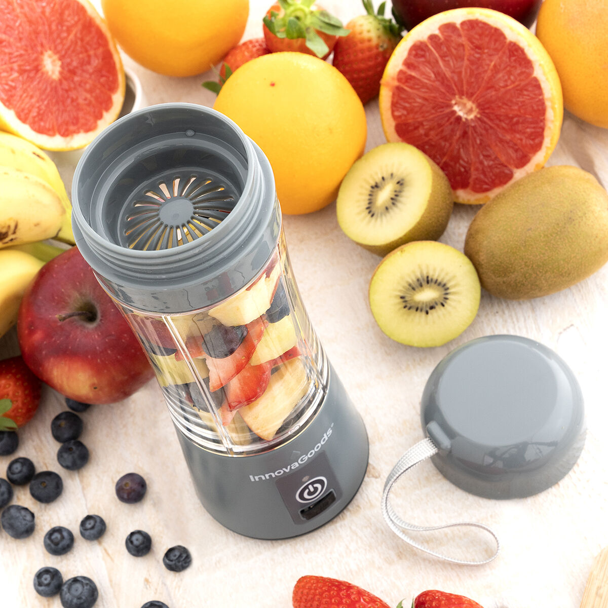 Portable Rechargeable Cup Blender Shakuit InnovaGoods-CA International