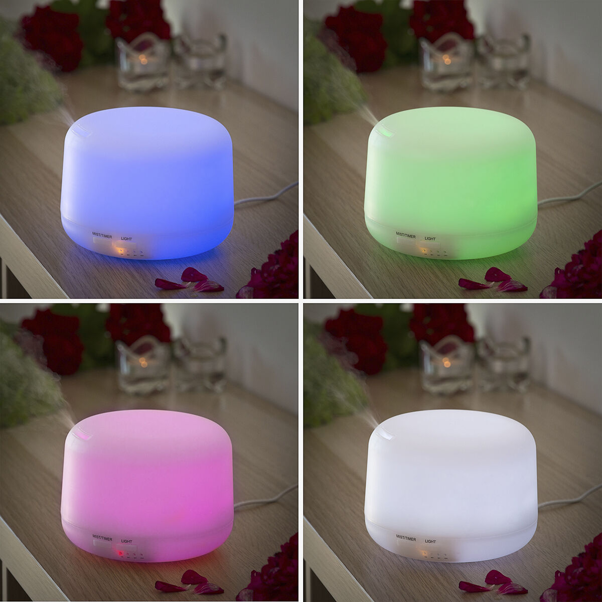 Luftbefeuchter Aroma Diffusor Multicolor-LED Steloured InnovaGoods - CA International  