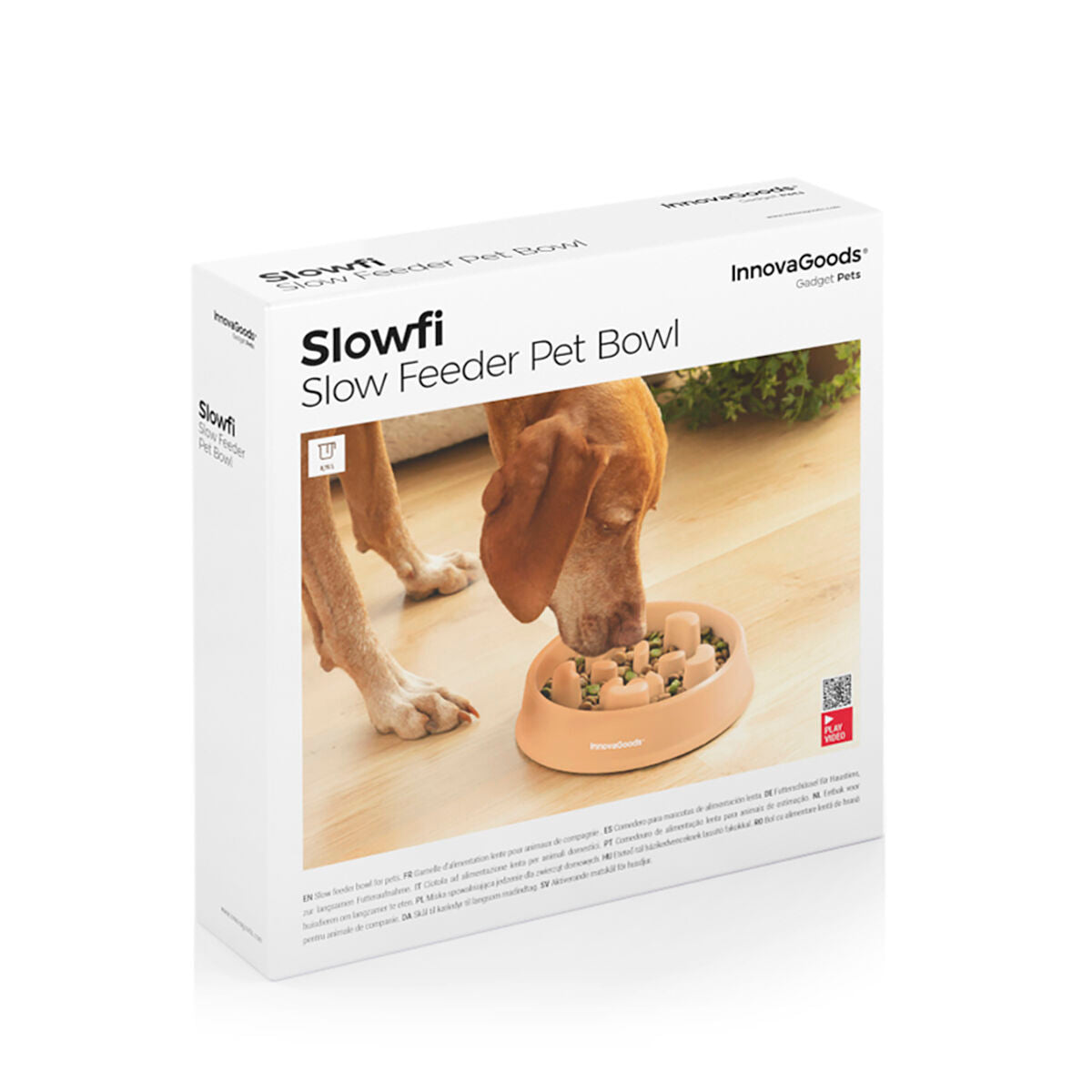 Futternapf für die langsame Nahrungsaufnahme der Haustiere Slowfi InnovaGoods - CA International 