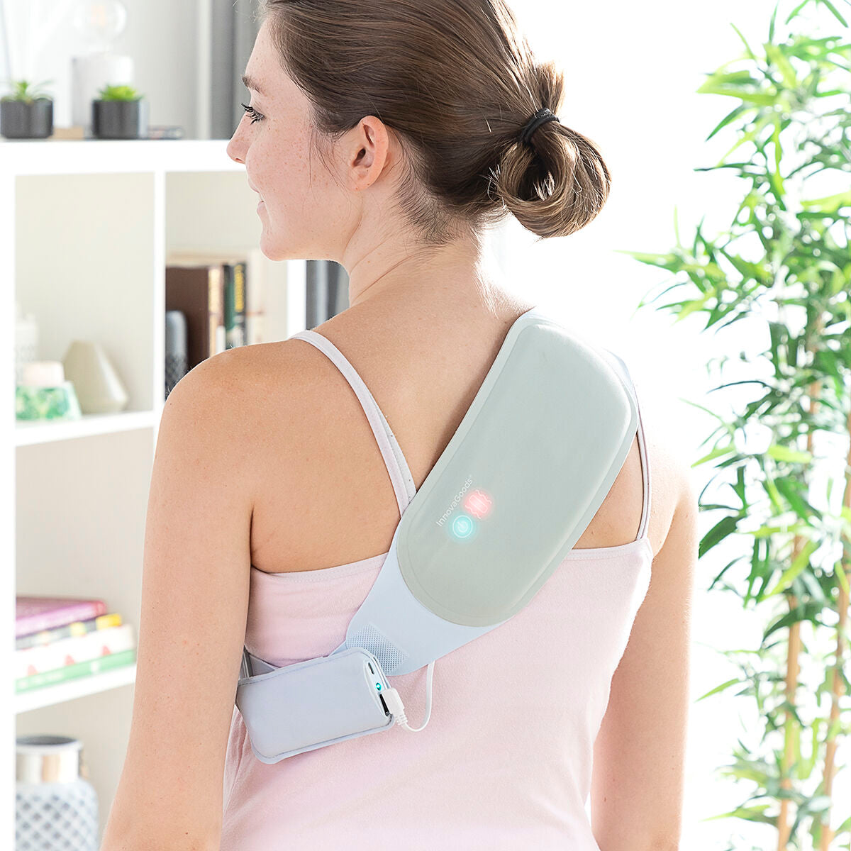 Rechargeable Wireless Massage and Heat Belt Beldisse InnovaGoods - CA International   #