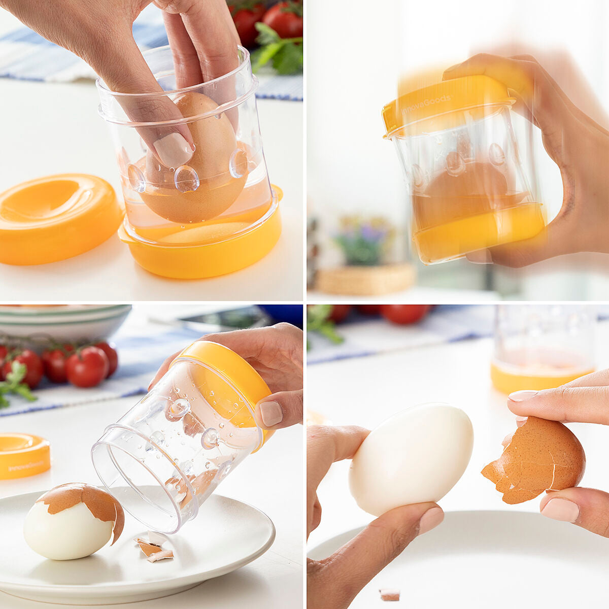 Schäler für gekochte Eier Shelloff InnovaGoods - CA International 