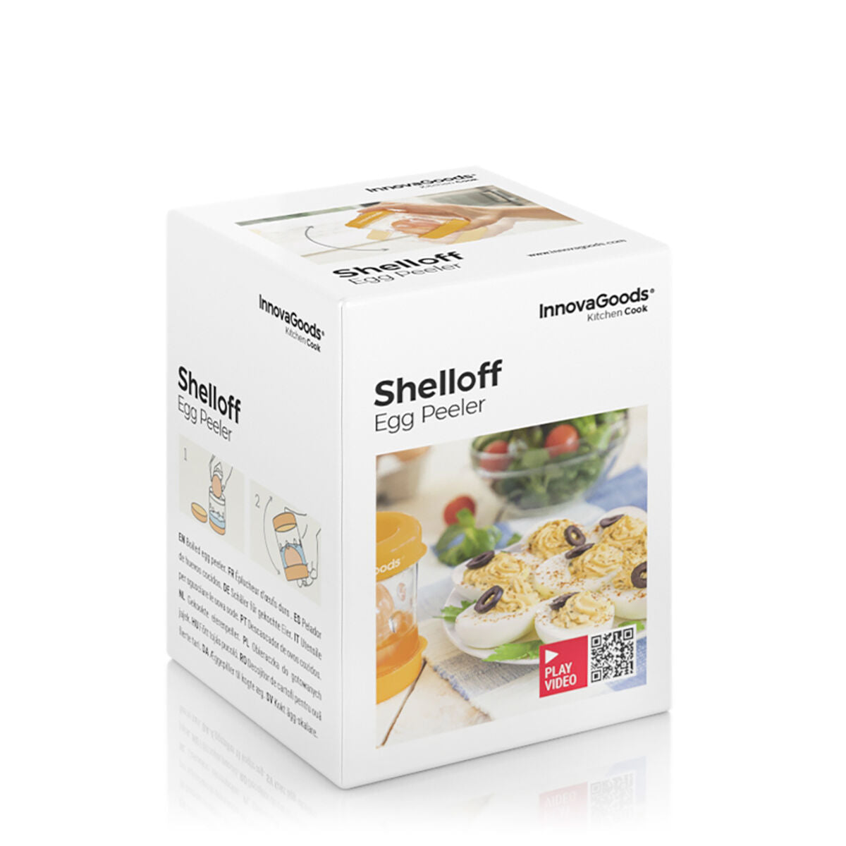 Schäler für gekochte Eier Shelloff InnovaGoods - CA International  
