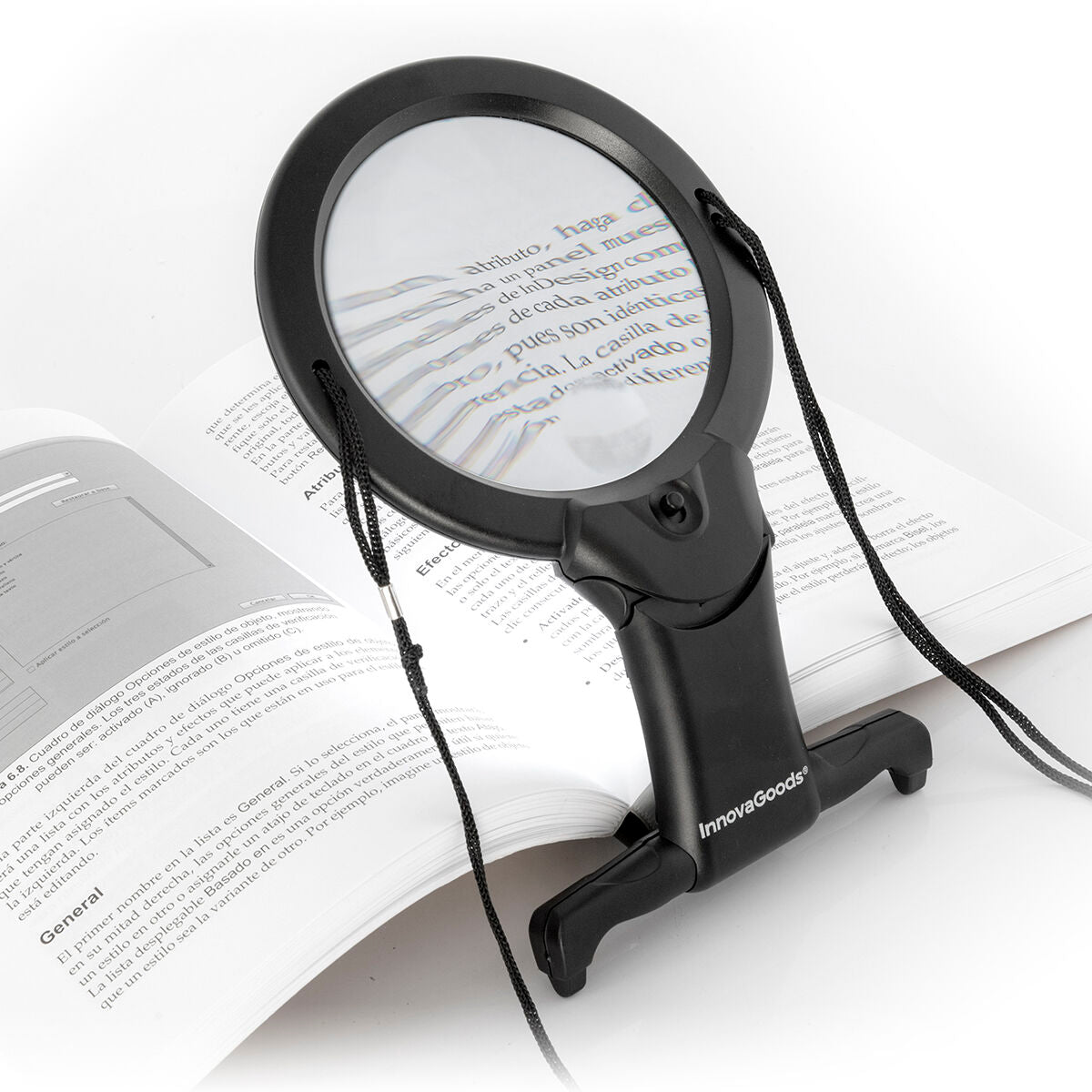 Hands-Free Magnifying Glass with LED light Zooled InnovaGoods - CA International   #