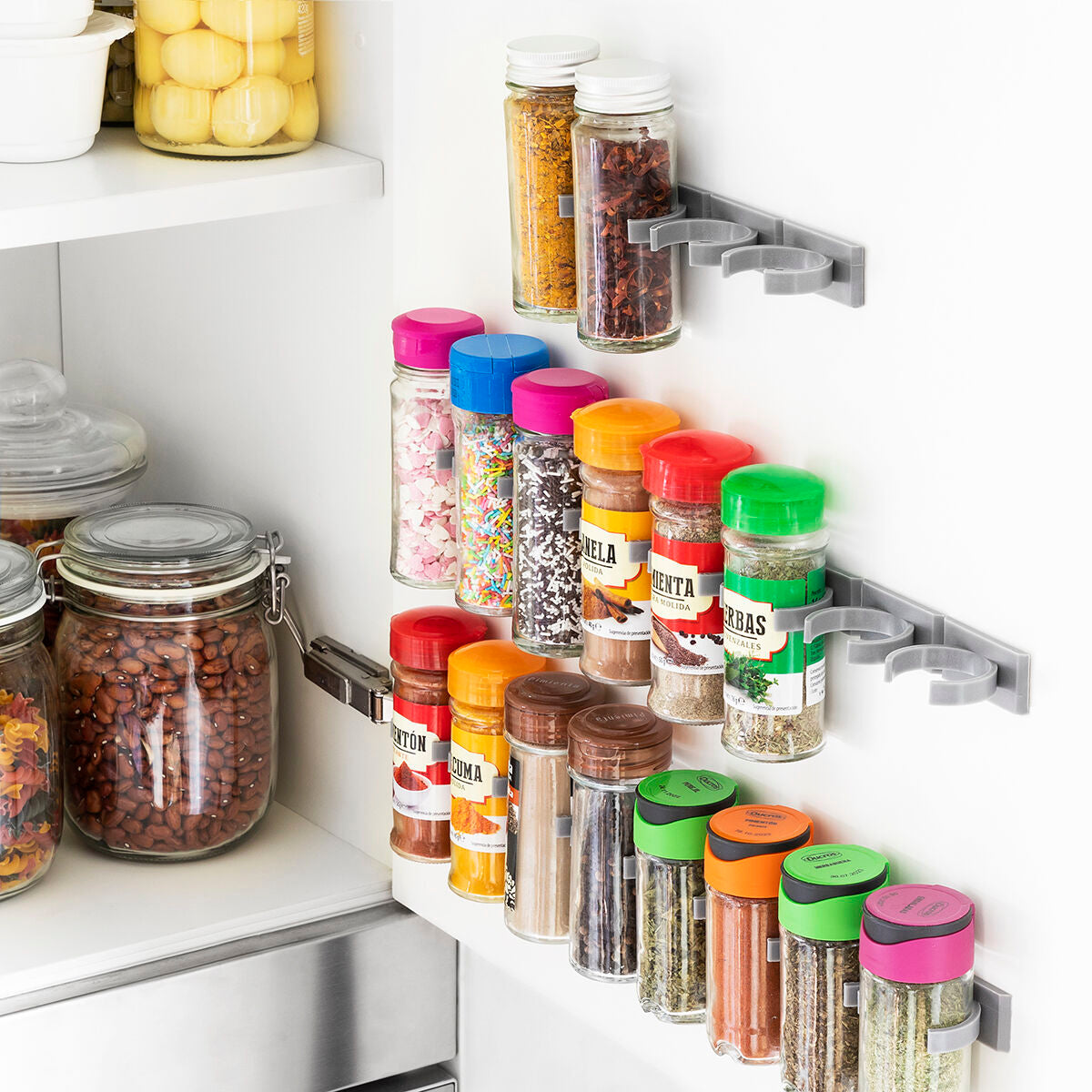 Adhesive and Divisible Spice Organiser Jarlock x20 InnovaGoods-CA International