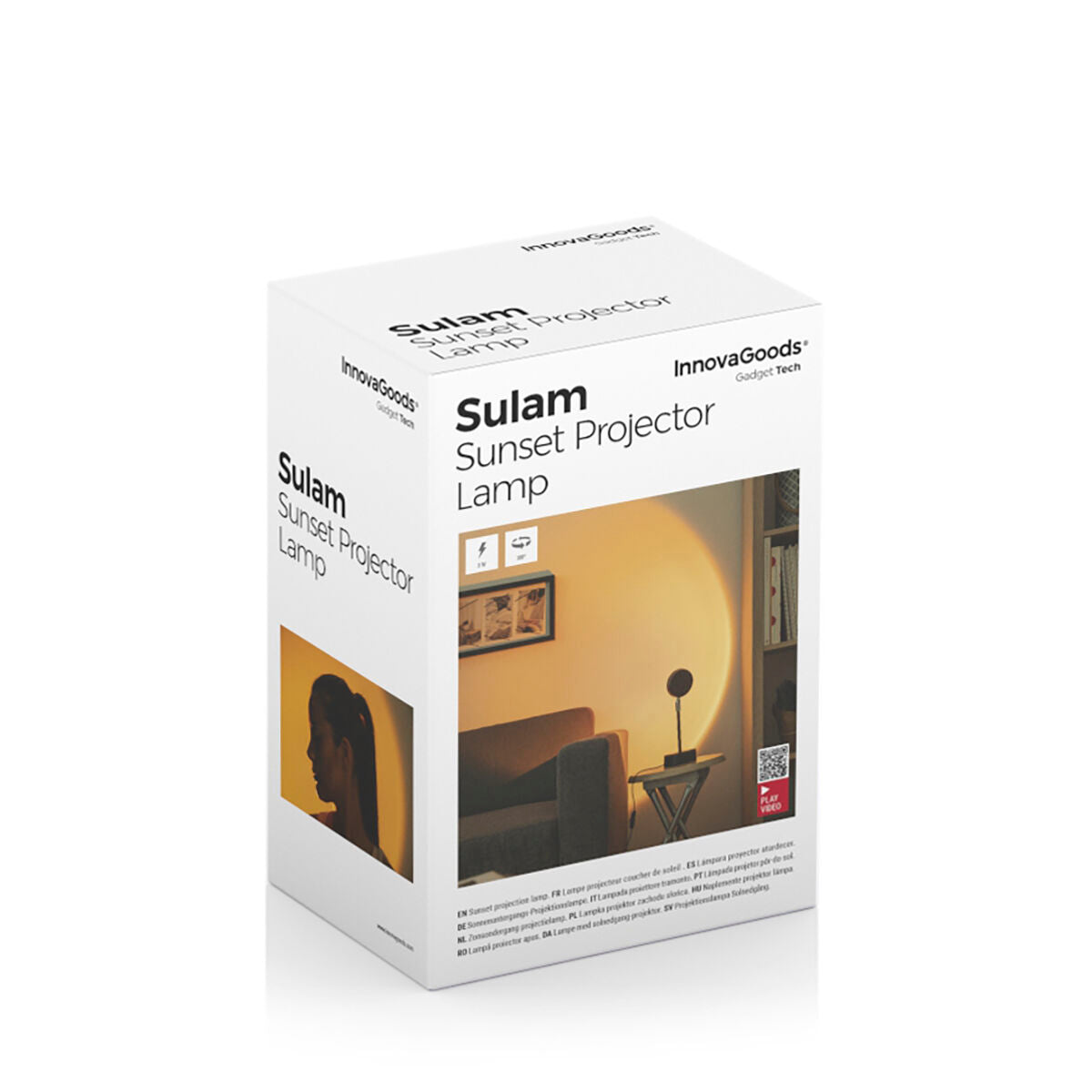 Sonnenuntergang Projektorlampe Sulam InnovaGoods - CA International  